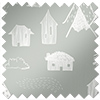 Mountain Hilltop, Mid Grey - Twist&Fit Roller Blind